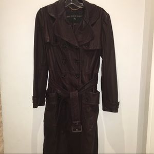 Burberry Lambskin Trench Coat